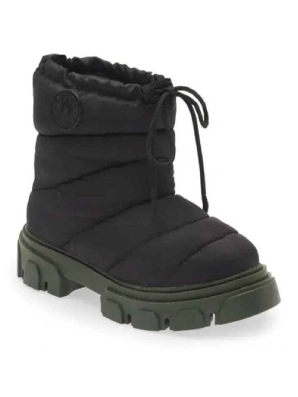 FARM Rio Lug Sole Booties Black Waterproof Puffer Size 36 6